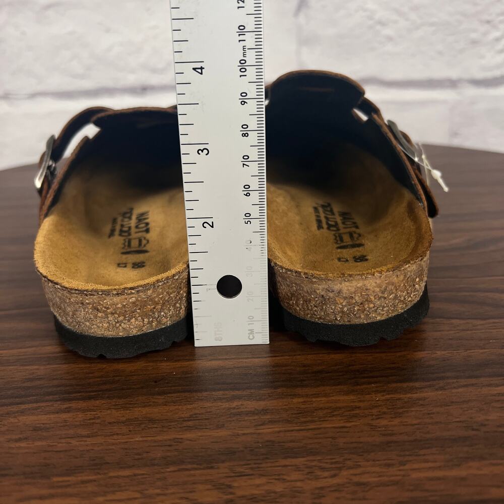 NWT NAOT Women 7 Boho Minimalist Granola Girl Staple Leather Spring Slip On Clog - Picture 7 of 12